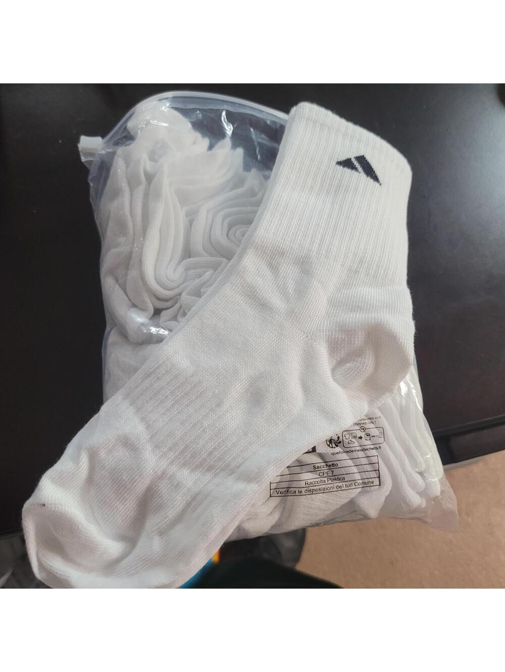 White Athletic Crew Socks - Pack of 12